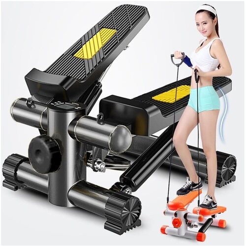  Nastavljiv LCD okretni steper z raztegljivimi vrvmi do 100kg Slike
