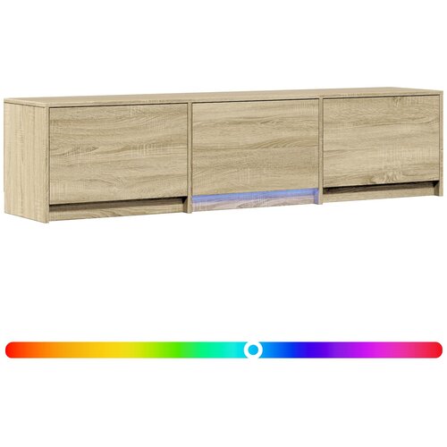 vidaXL TV omarica z LED osvetlitvijo Sonoma hrast 165 x 34 x 40 cm, (5000210665) Cene