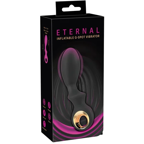 Eternal Inflatable G-Spot Vibrator Black