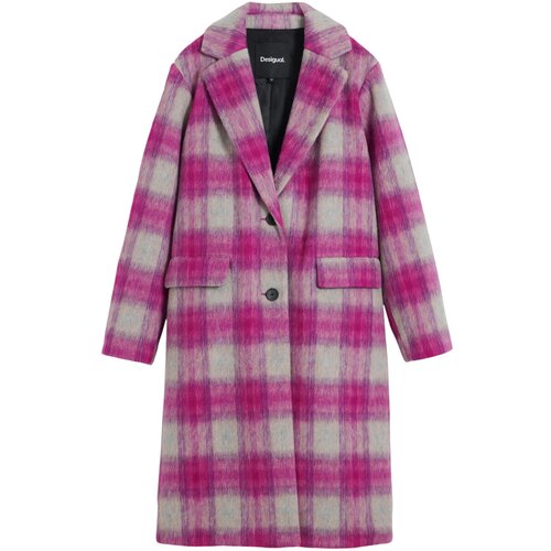 Desigual COAT_PINKCHECK 25WWEW15 Ružičasta Slike