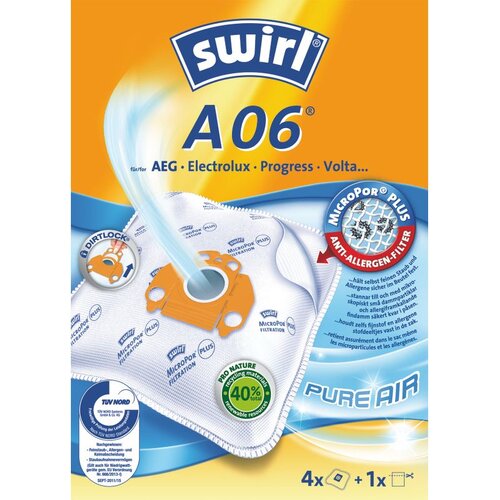 SWIRL Vrečke za sesalnik AO6/VO7/4 MicroPor PLUS PureAir, (5000339859) Slike
