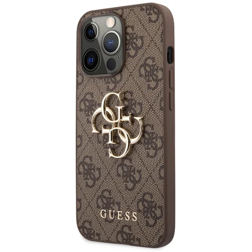 Guess Apple iPhone 13 Pro PU ohišje 4G Big, Rjava, (21244227)