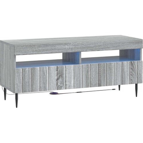  5-dijelni LED TV ormarić Siva Sonoma Konstruirano drvo Slike