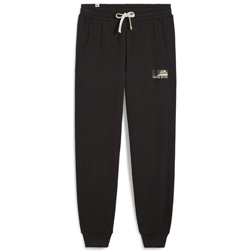 Puma Spodnji deli trenirke 68176001 Črna Cene