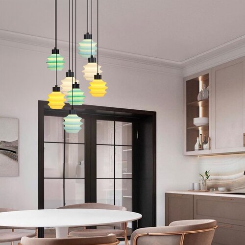Wallity luster 2830-8A, 120cm, 34 cm, 8x2.8W, led, 3000K Slike
