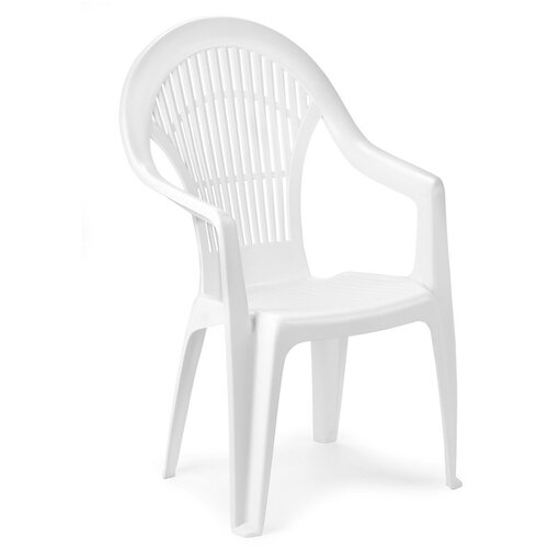 Vega baštenska plastična stolica bela Slike