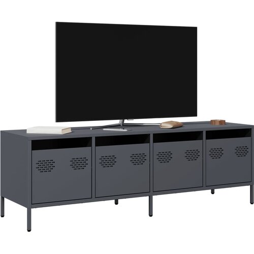  TV ormarić antracit 135 x 39 x 43,5 cm hladno valjani čelik Antracitno siva Cijene