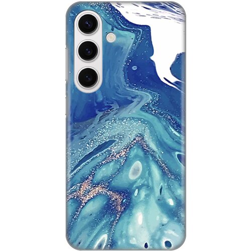torbica silikonska print za samsung S921B galaxy S24 blue marble Slike