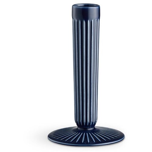 Kähler Design Temno moder keramičen svečnik Kähler Design Hammershoi, višina 16 cm Cene