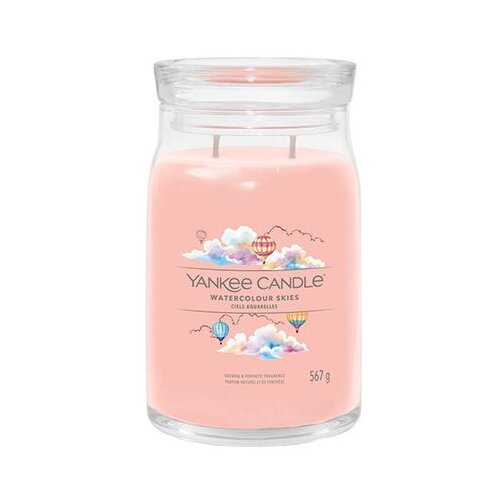 Yankee Candle Watercolour Skies dišeča sveča Signature 567 g Cene
