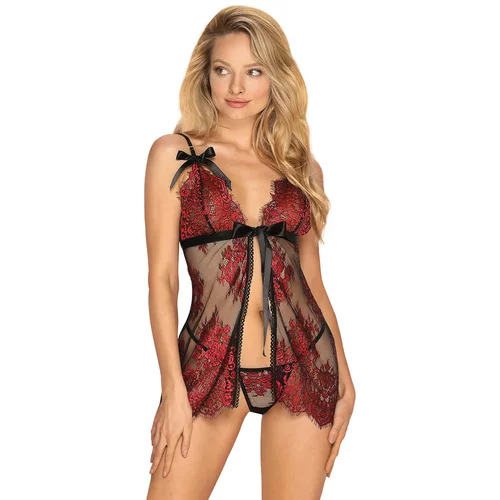 Obsessive Redessia Babydoll & Thong L/XL