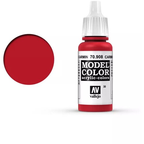 Vallejo Model Color 030 Carmine Red (908) - 17 ml Cijene