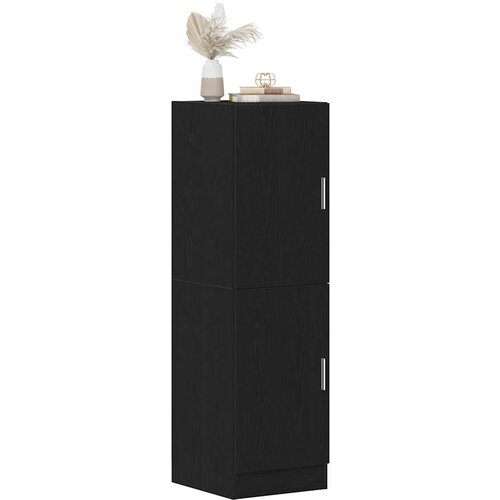 vidaXL Kuhinjski ormarić crni 38x41,5x131,5 cm od konstruiranog drva Cijene