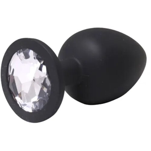  veliki crni silikonski analni dildo sa dijamantom Cene