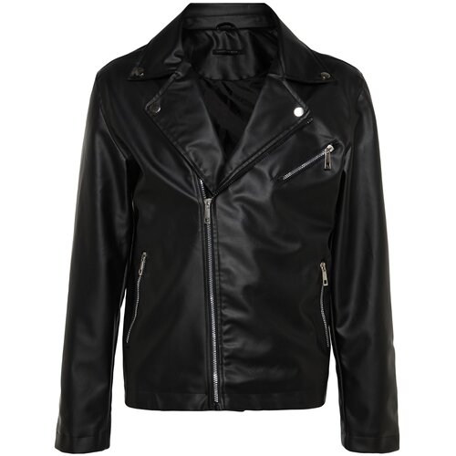 Trendyol Winter Jacket - Black - Biker jackets Cene