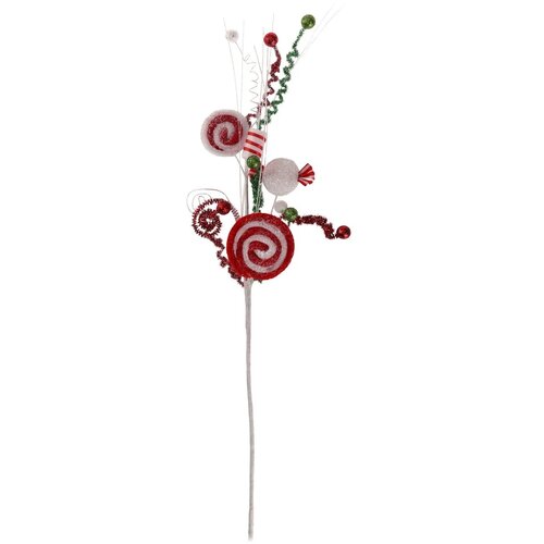 Festa twig, novogodišnja grana, crvena, 58cm Cene