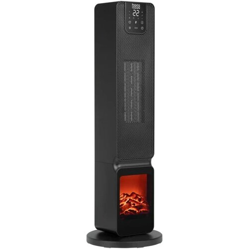 Teesa Grelec keramični stoječ PTC 8062 z upravljalcem , imitacija kamina, 2000W, črne barve, (21779449) Cene