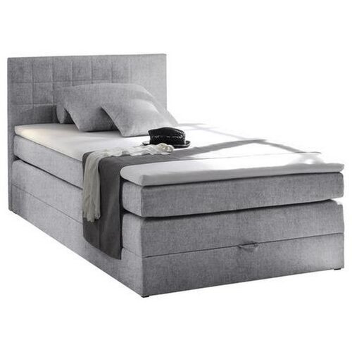 XORA POSTELJA BOXSPRING 140 cm x 200 cm , tekstil svetlo siva Cene