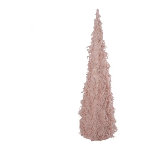 Festa plush cone, jelka, plišana, roze, LED, 80cm Slike