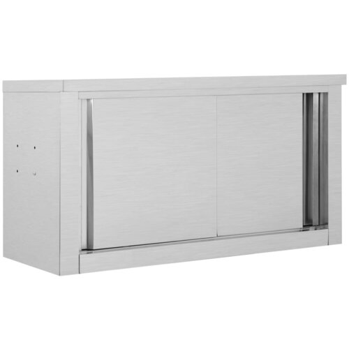 vidaXL Kuhinjska stenska omara 90x40x50 cm nerjaveče jeklo Cene