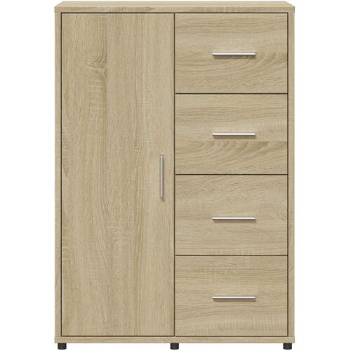  Komoda 2 kom boja hrasta sonome 60x31x84 cm konstruiranog drva Smeđa Slike
