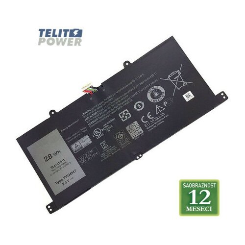 Telit Power baterija za laptop DELL D1R74 / 7WMM7 7.4V 28Wh / 3760mAh ( 2909 ) Slike