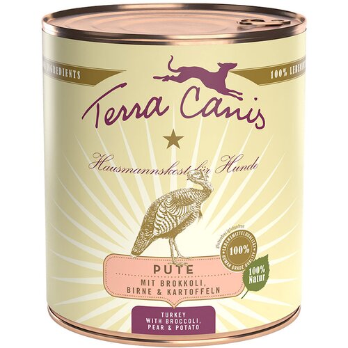 Terra Canis 6 x 800 g - Puran z brokolijem, hru&amp;scaron;ko in krompirjem Slike