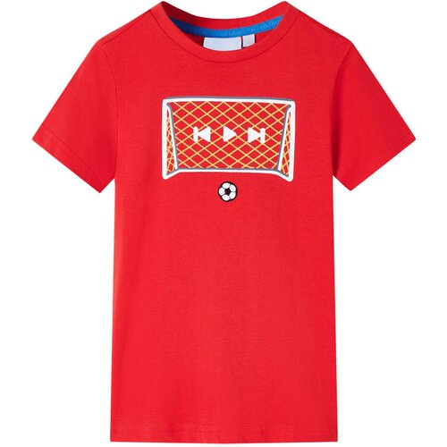 VidaXL Otro&amp;scaron;ka majica s kratkimi rokavi rdeča 116 Slike