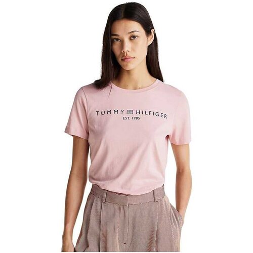 Tommy Hilfiger ženska logo majica THWW0WW40276-TQN Cene