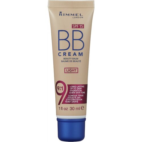 Rimmel London BB Cream 9in1 SPF15 dolgoobstojna in vlažilna BB krema 30 ml odtenek Light Cene