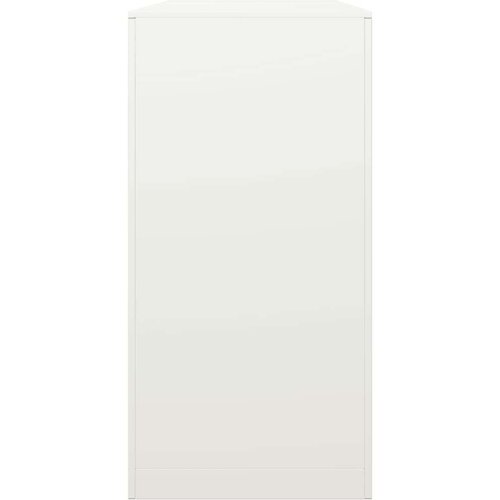 VidaXL stojalo za drva belo 100x40x80 cm jeklo Slike