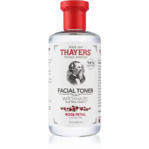 Thayers Rose Petal Facial Toner pomirjajoči tonik za obraz brez alkohola 355 ml