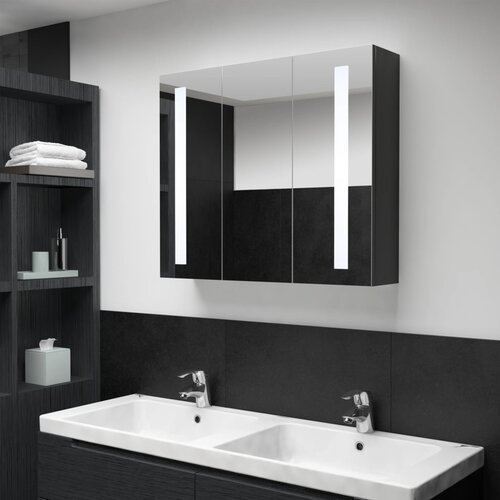 vidaXL LED kupaonski ormarić s ogledalom 89 x 14 x 62 cm Cijene