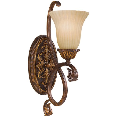 Elstead Lighting Elstead Sonoma Valley 1 stenska svetilka v barvi želvje lupine, E27, (22099167) Cene