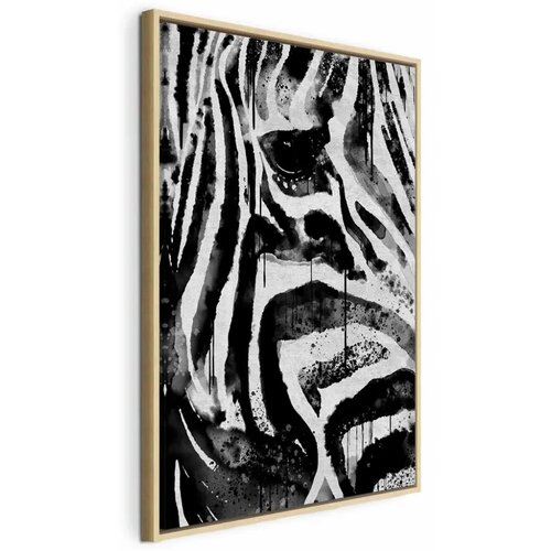  Slika - Striped Nature (1 Part) Vertical 80x120 U prirodnom drvenom okviru Cijene