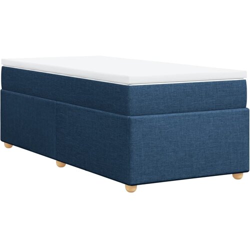 Maison Chic Box spring postelja - Vzmetna postelja z vzmetnico modra 80x200 cm blago SL10470, (21885982) Slike