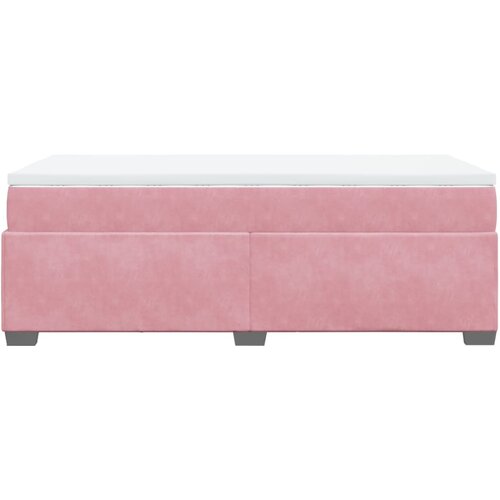 Box spring krevet s madracem ružičasti 100x200 cm bar&amp;scaron;unasti Slike