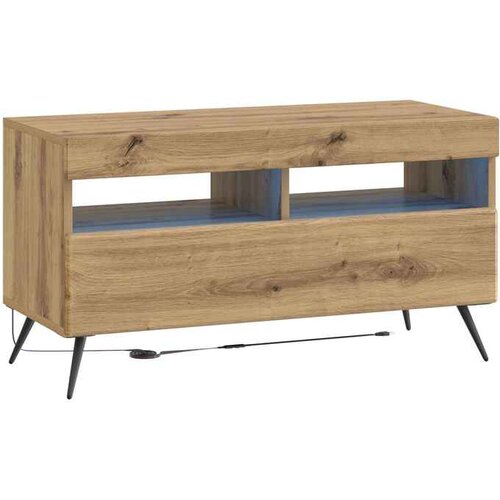 vidaXL LED TV kabinet Hrast artisan Konstruirano drvo - Hrast artisan Cene