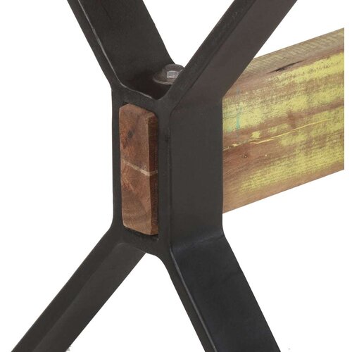  Blagovaonski stol 140 x 70 x 76 cm od masivnog obnovljenog drva Slike
