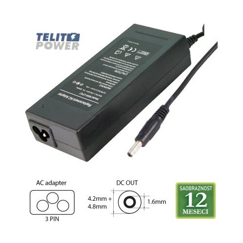  HewlettPackard HP/COMPAQ 18.5V-4.9A (4.2+4.8*1.6 - bullet ) 90W-CP05 laptop adapter ( 2991 ) Cene