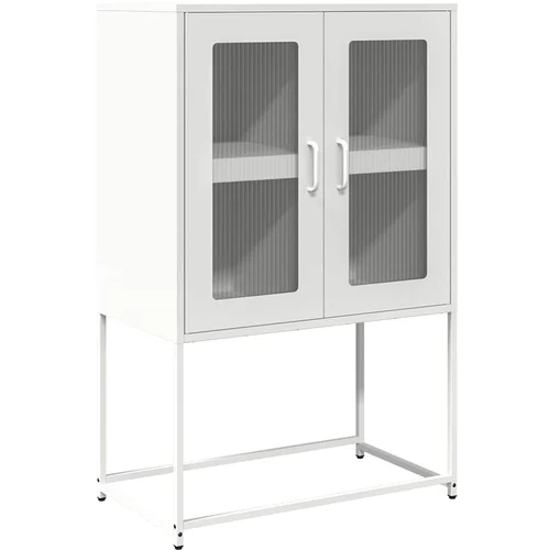 vidaXL Highboard White 68x39x107 cm Steel, (21746993)