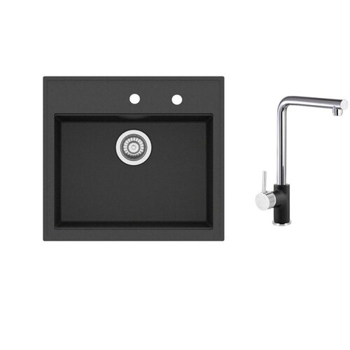 Sink Solution SET MILANO (VEČ BARV)-Črna Cene