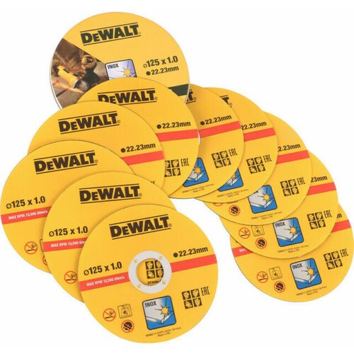 Dewalt DT3507 rezna ploča za metal, fastcut, 10 komada, 125 x 22,23 x 1,0 mm Slike