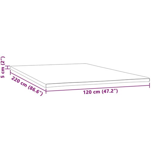  Nadmadrac 120 x 220 x 5 cm Slike