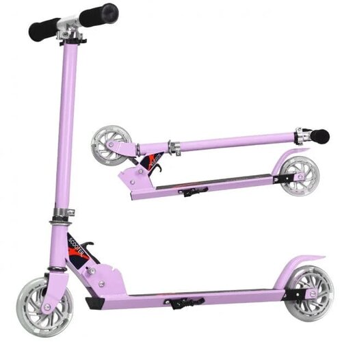 Costway Zložljiva otro&amp;scaron;ka skiro z LED-kolesi, nosilnost 70 kg, (5000434715) Slike