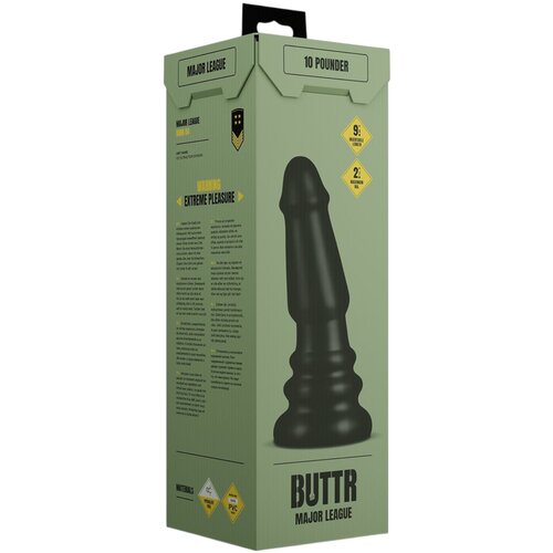 BUTTR Tactical II - divovski analni čep (crni) - 26 cm Slike
