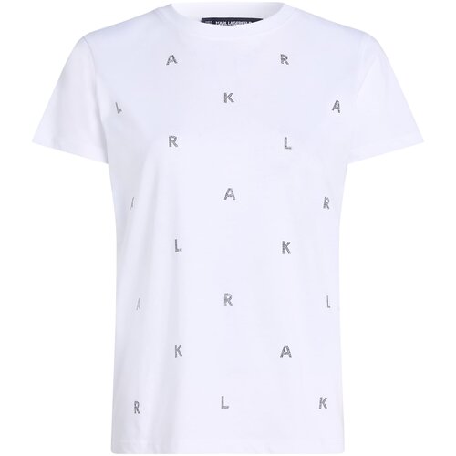 Karl Lagerfeld Majica crna / bijela Slike