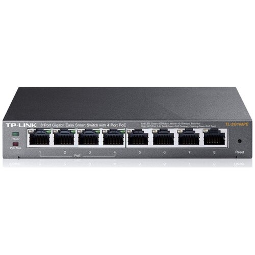 Tp-link Mrežno stikalo TL-SG108PE 8-portno gigabit s 4 porti PoE, Easy Smart Cene