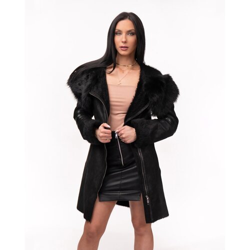 La Force Fashion ženski  monton isidora - crna Cene