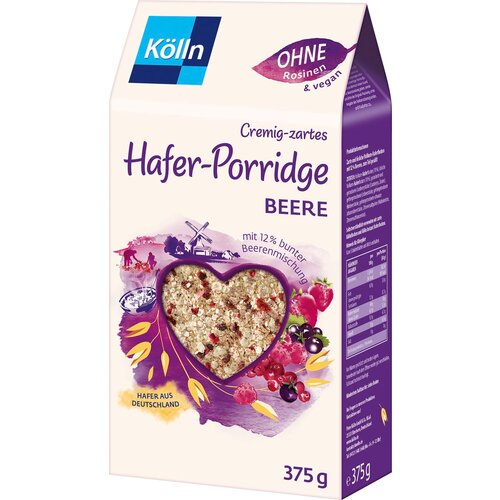 Kölln Ovsena kaša z 12 % mešanega jagodičevja - 375 g Cene